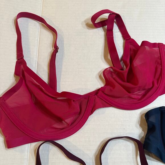 Bundle of Cuup Bras sz 32D Underwire Mesh Bra - Picture 4 of 12